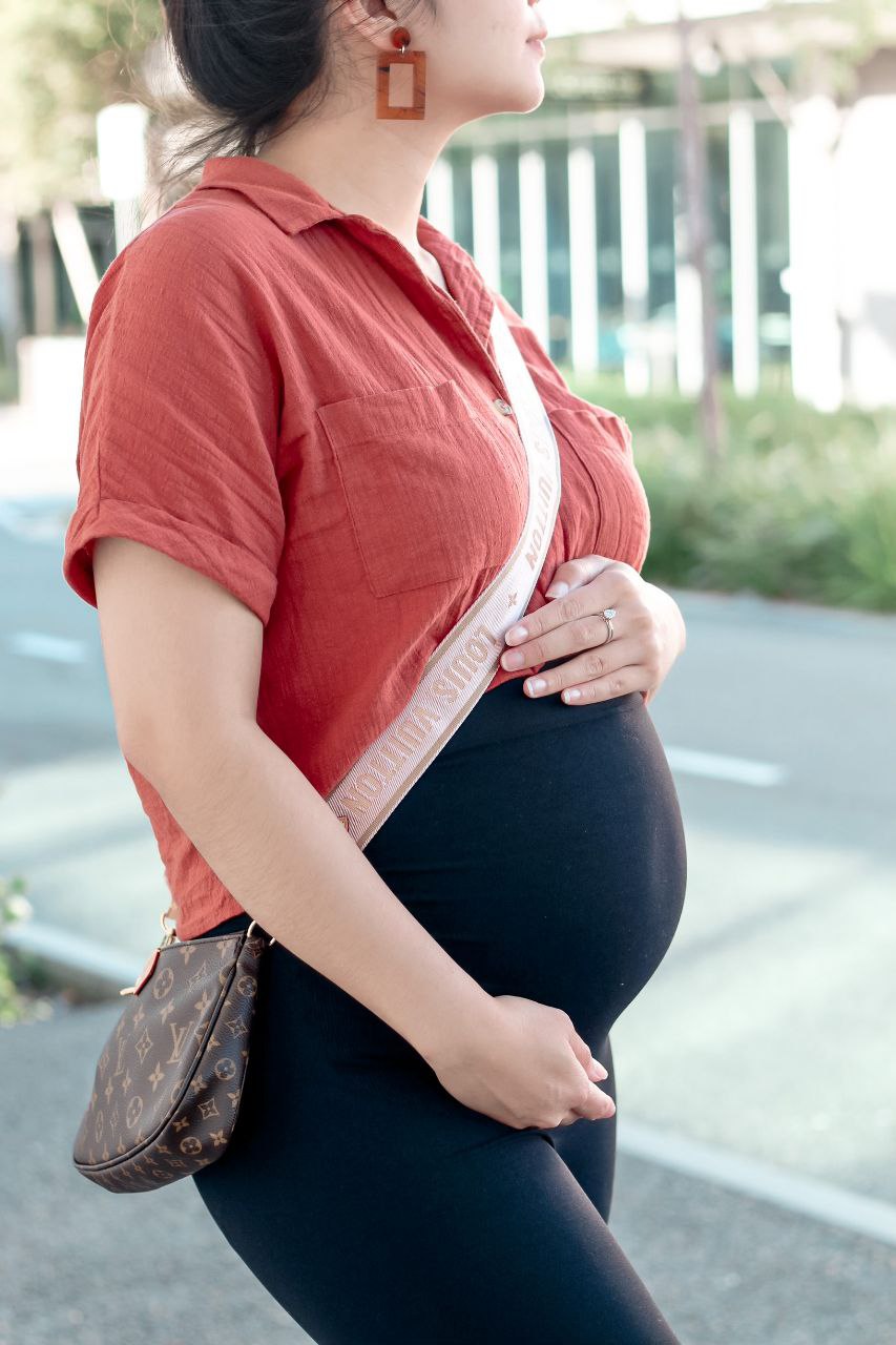 Leggings de maternidad de cintura alta [Venta final]