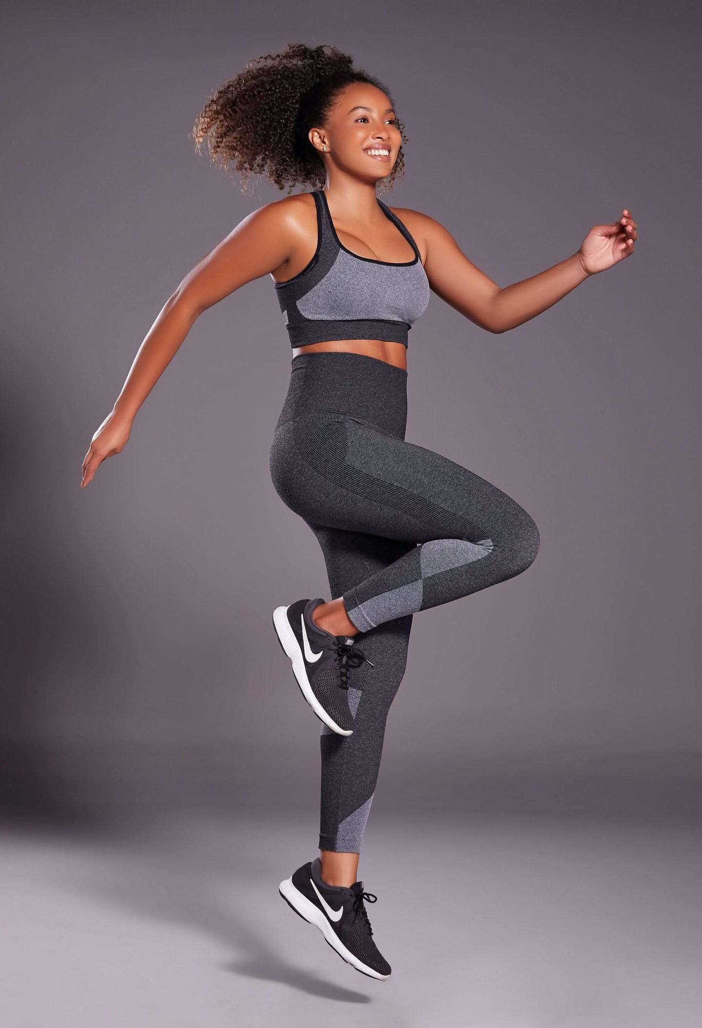 Fitness Crossed Top with Padded Bra [Final Sale]